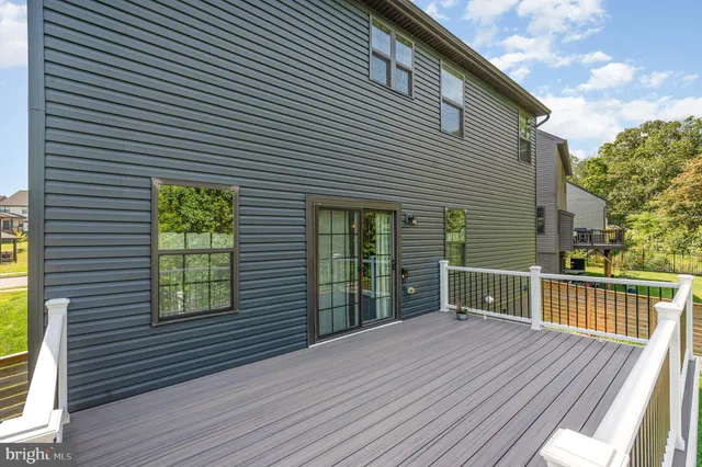 a view of a house with a deck