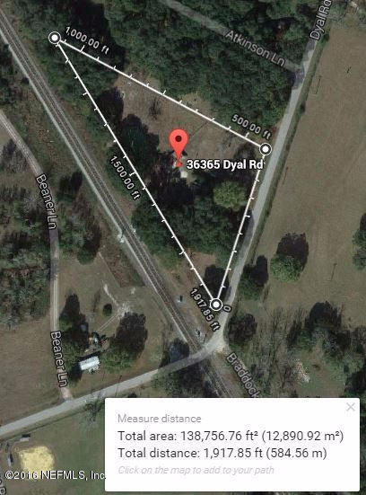 36365 Dyal Road Callahan, FL 32011 - Photo 24 of 24 Ariel View (not a survey)
