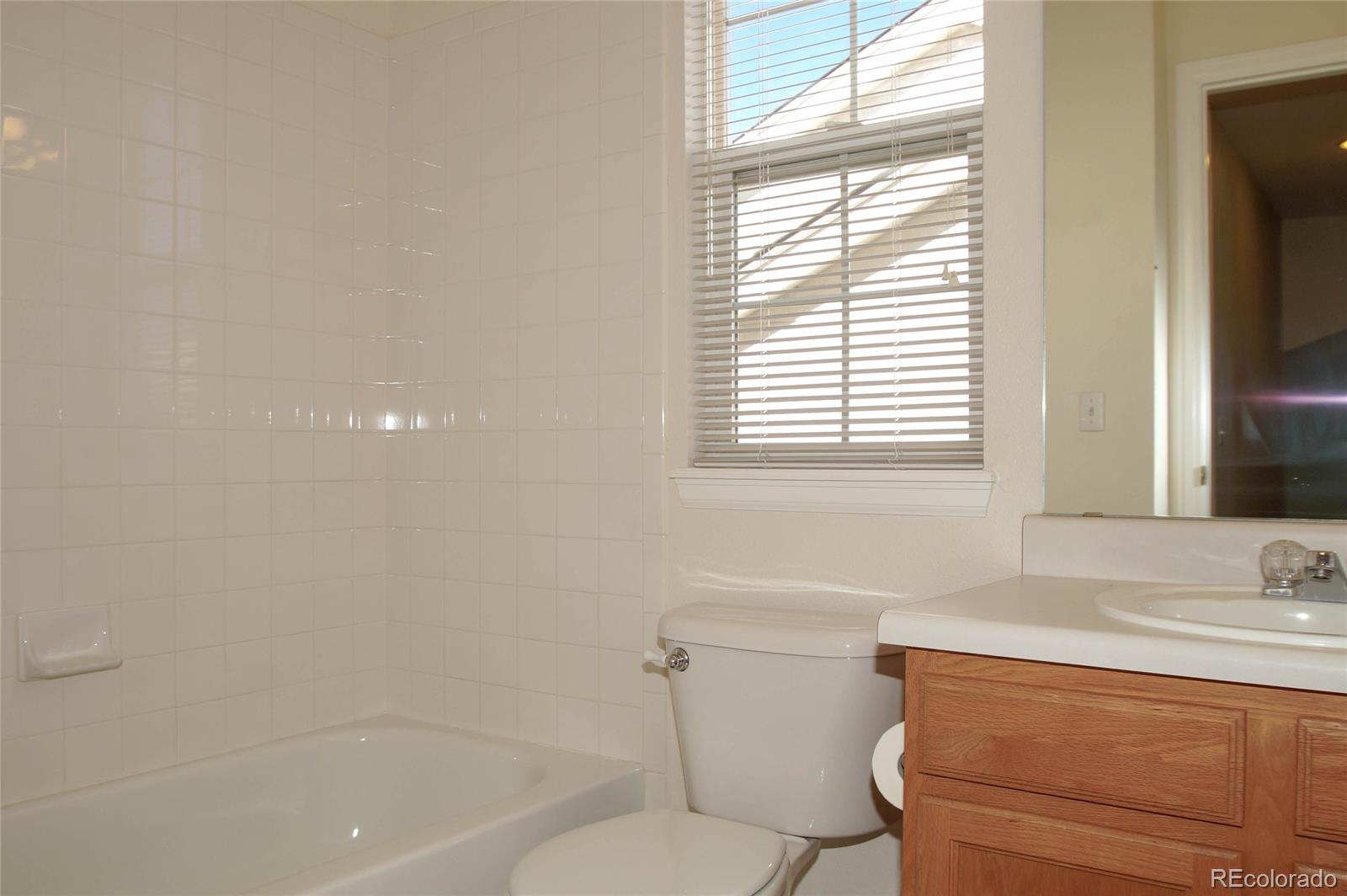 9638 Silverberry Circle Highlands Ranch, CO 80129 - Photo 21 of 27 a bathroom with a sink a toilet and a bathtub