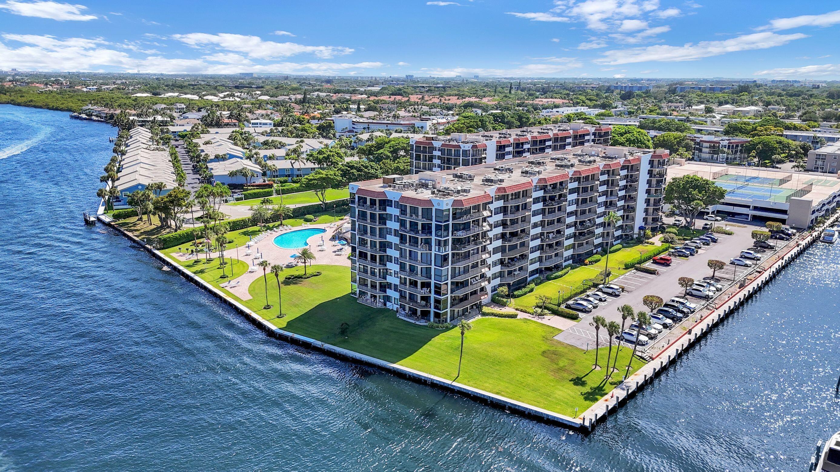 859 Jeffery Street, Unit 202 Boca Raton, FL 33487 - Photo 72 of 94 PB aerial intracoastal pool pic 2