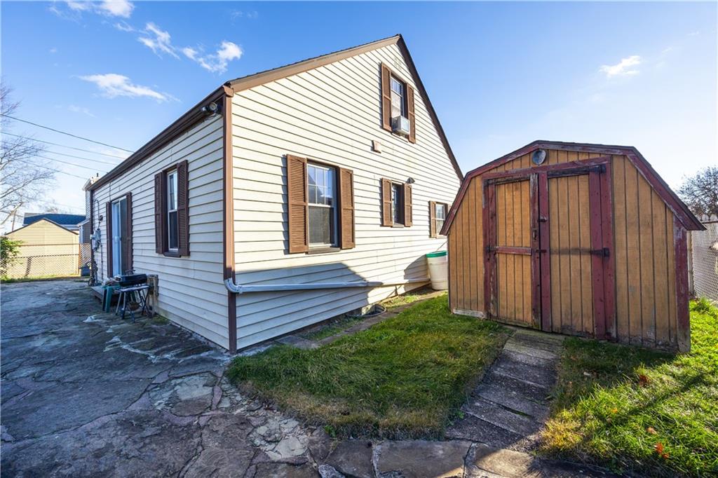 1631 Elderslee Road Pittsburgh, PA 15227 - Photo 21 of 31 Back of house with shed
