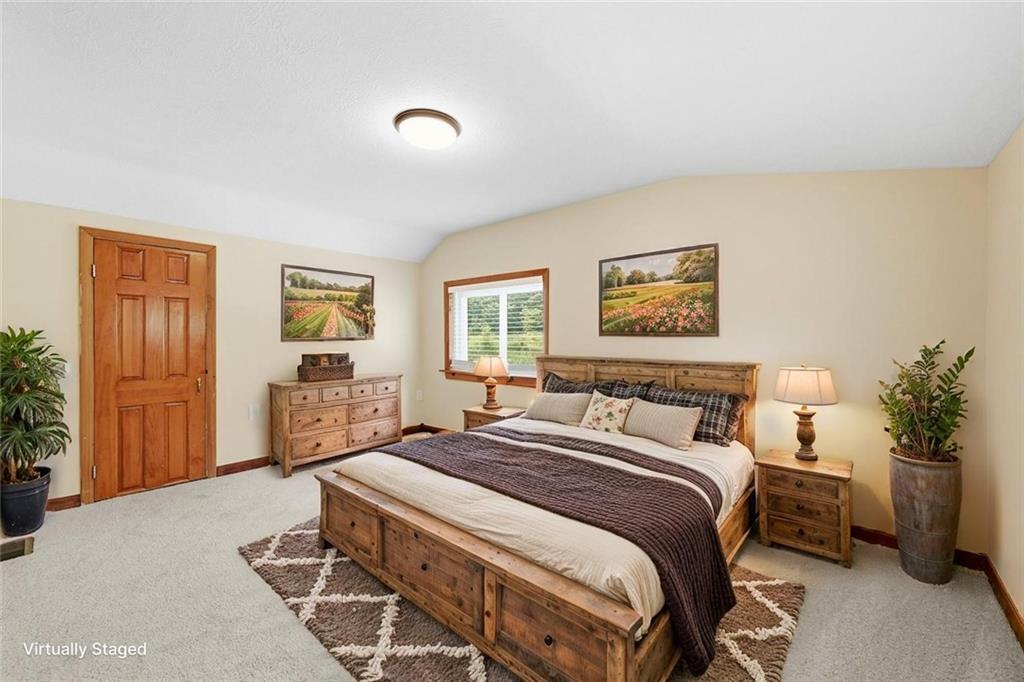 123 Cemetery Road Slippery Rock, PA 16057 - Photo 28 of 33 VIRTUALLY STAGED- Retreat to your spacious bedroom with abundant natural light. A perfect space to unwind at the end of the day.