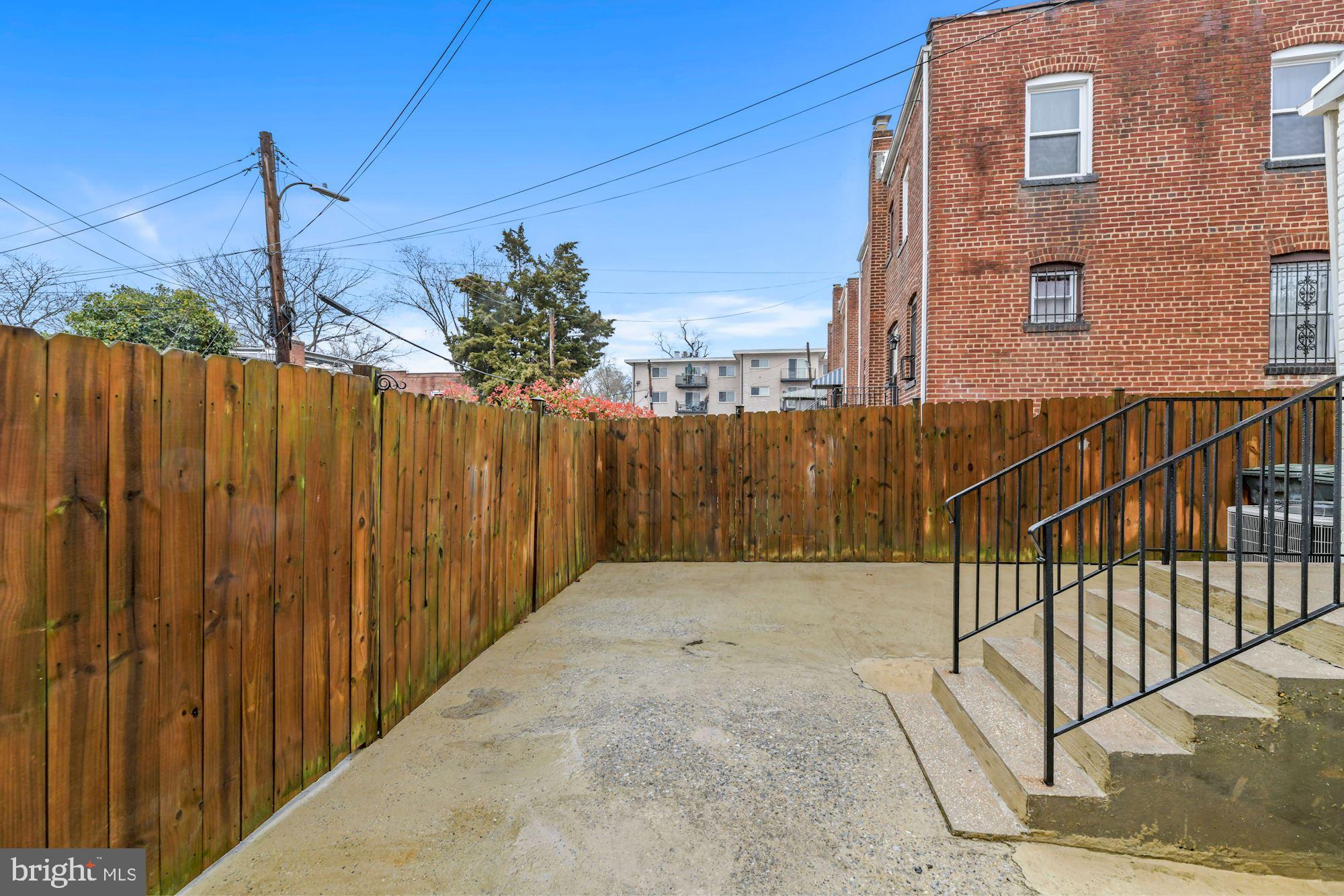 1530 Howard Road Southeast Washington, DC 20020 - Photo 29 of 32 Fenced in Backyard