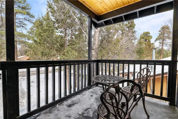 a view of a two chair in the balcony