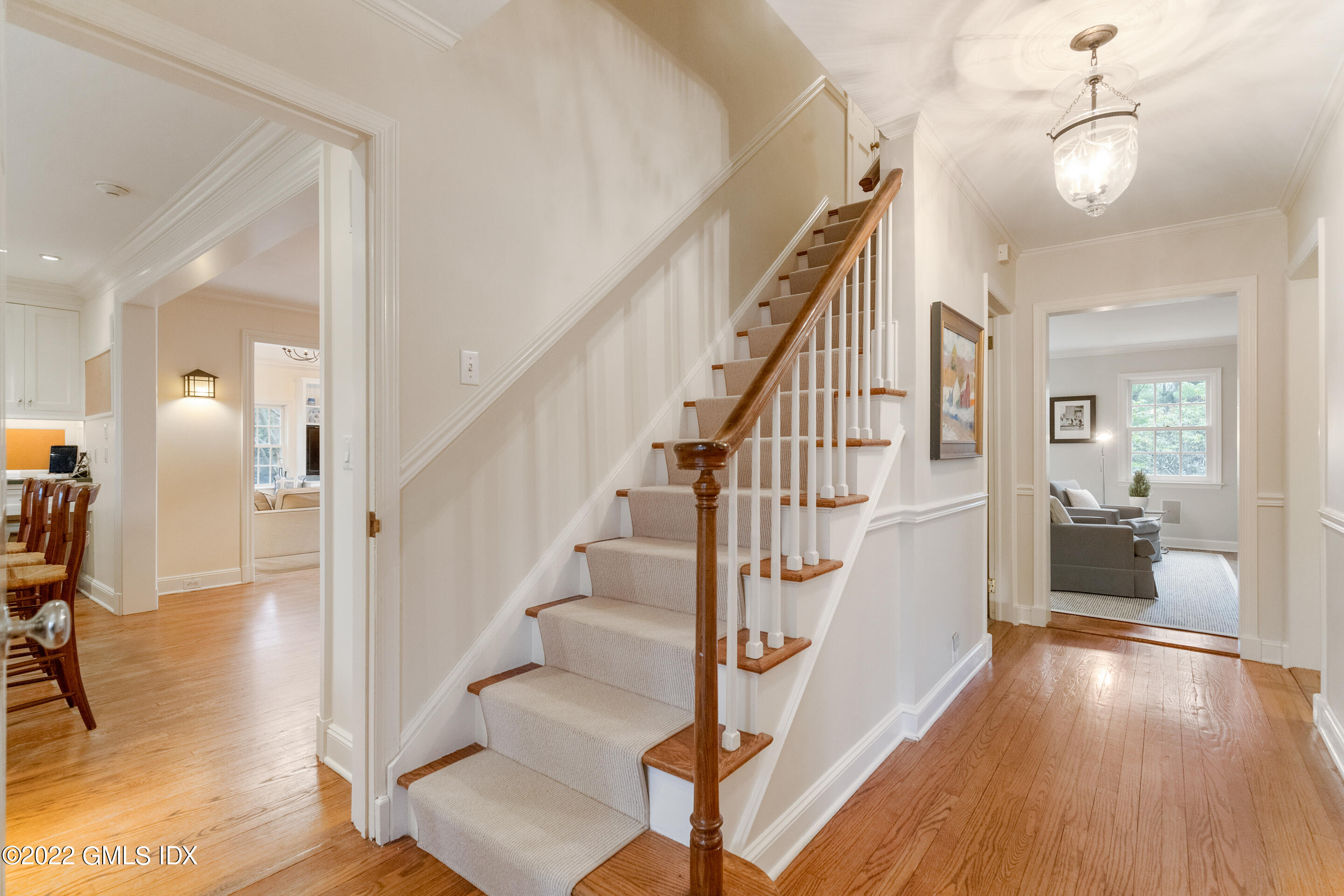 32 Alpine Road Greenwich, CT 06830 - Photo 3 of 17 a view of entryway and hall with wooden floor