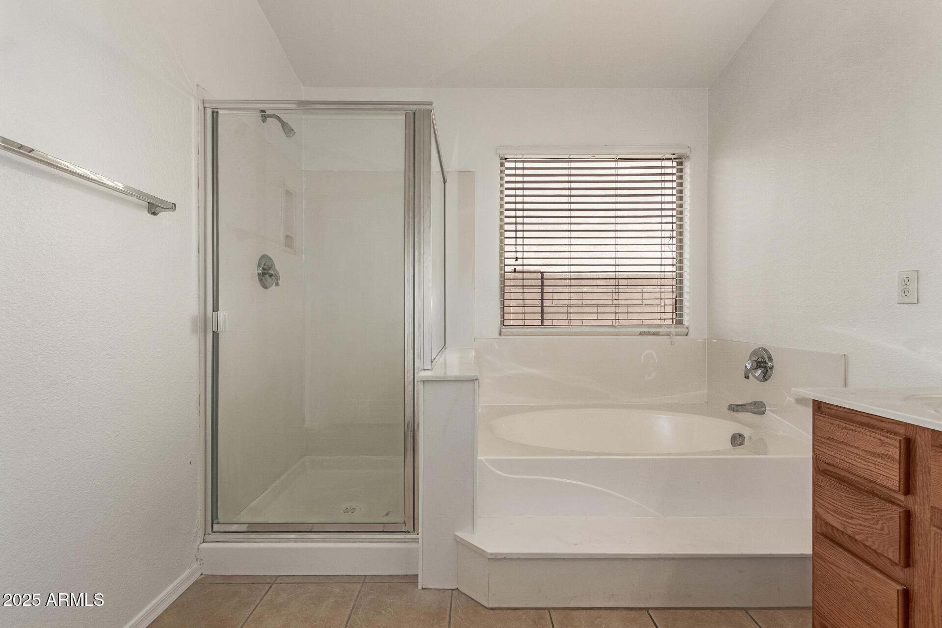 17573 West Dalea Drive Goodyear, AZ 85338 - Photo 18 of 29 a bathroom with a bathtub and shower