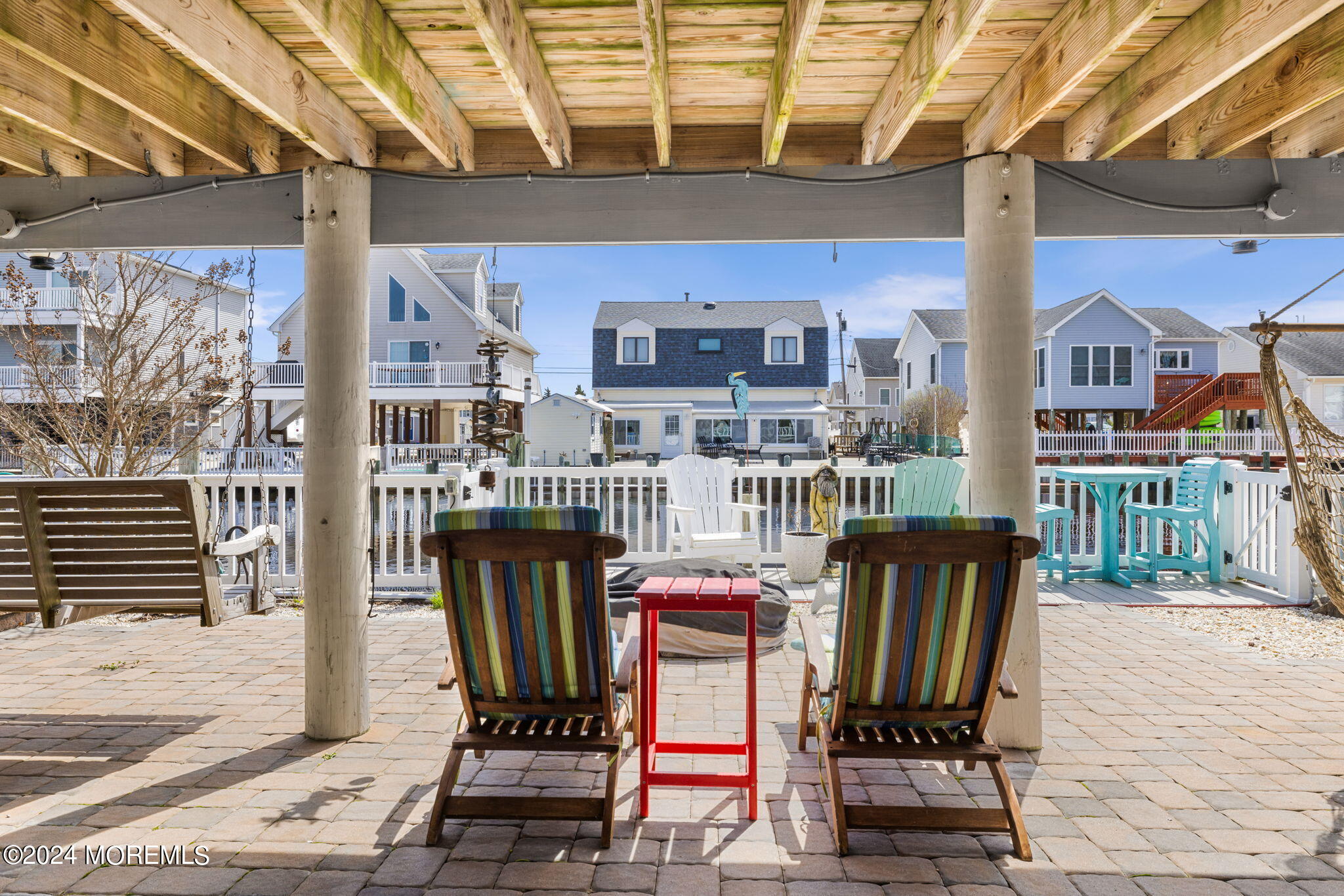 61 Rona Lane Beach Haven West, NJ 08050 - Photo 54 of 63 a view of a chairs and table in the patio