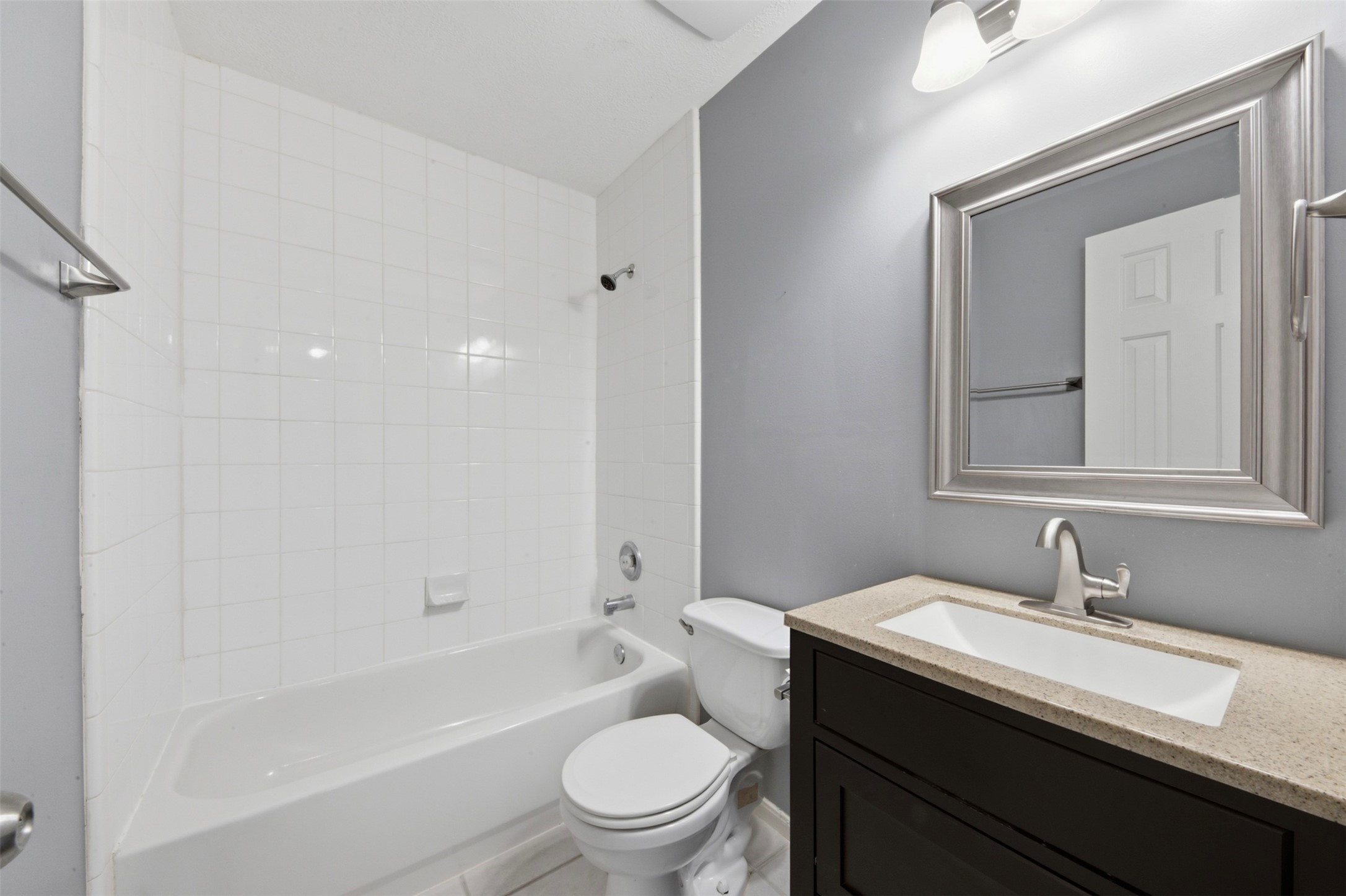 2446 Halstead Drive Spring, TX 77386 - Photo 30 of 45 Full bathroom upstairs has been freshly updated.