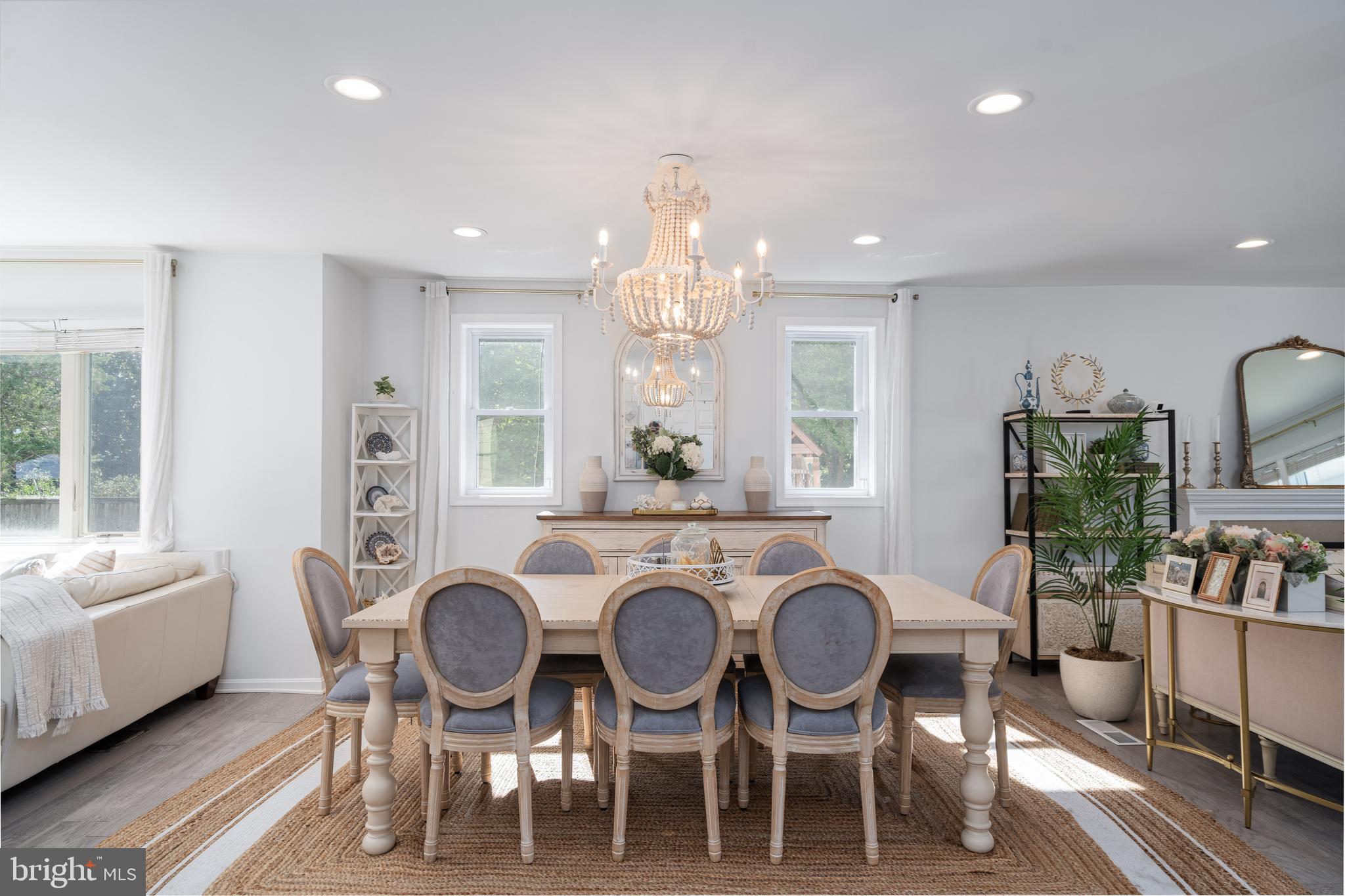 6401 Winnepeg Road Bethesda, MD 20817 - Photo 6 of 41 a view of a dining room with furniture and wooden floor