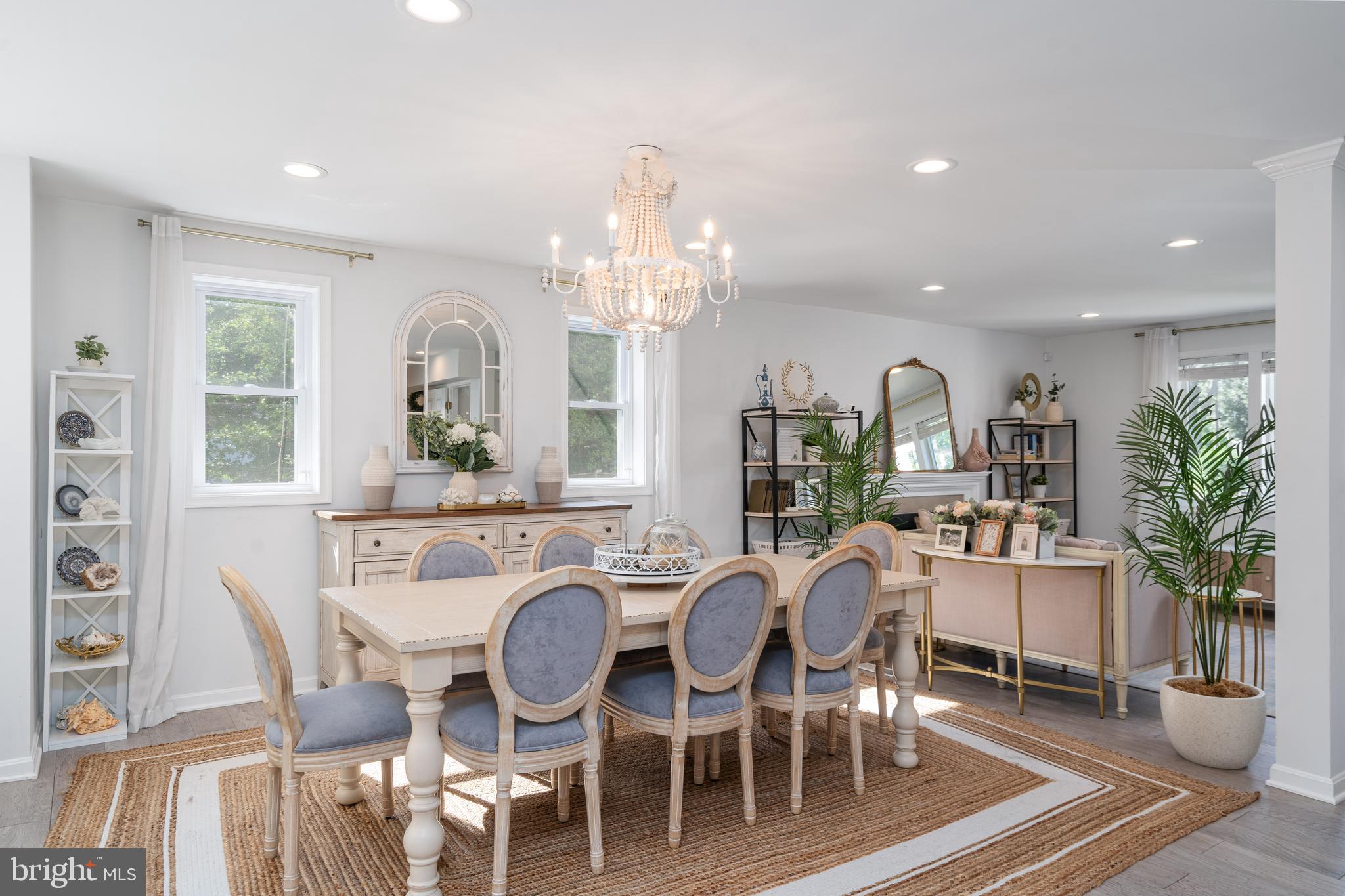 6401 Winnepeg Road Bethesda, MD 20817 - Photo 7 of 41 a view of a dining room with furniture window and outside view