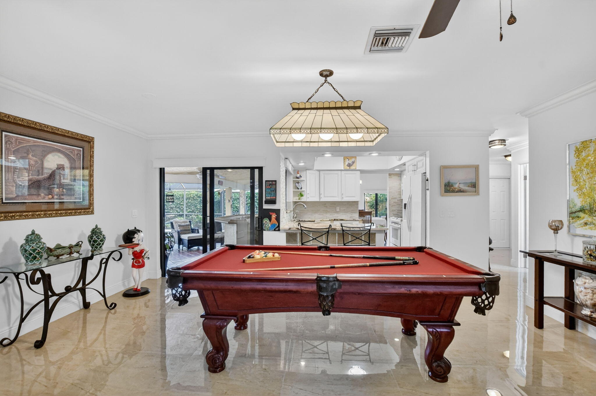 4205 Birchwood Drive Boca Raton, FL 33487 - Photo 28 of 75 a room with furniture pool table and windows