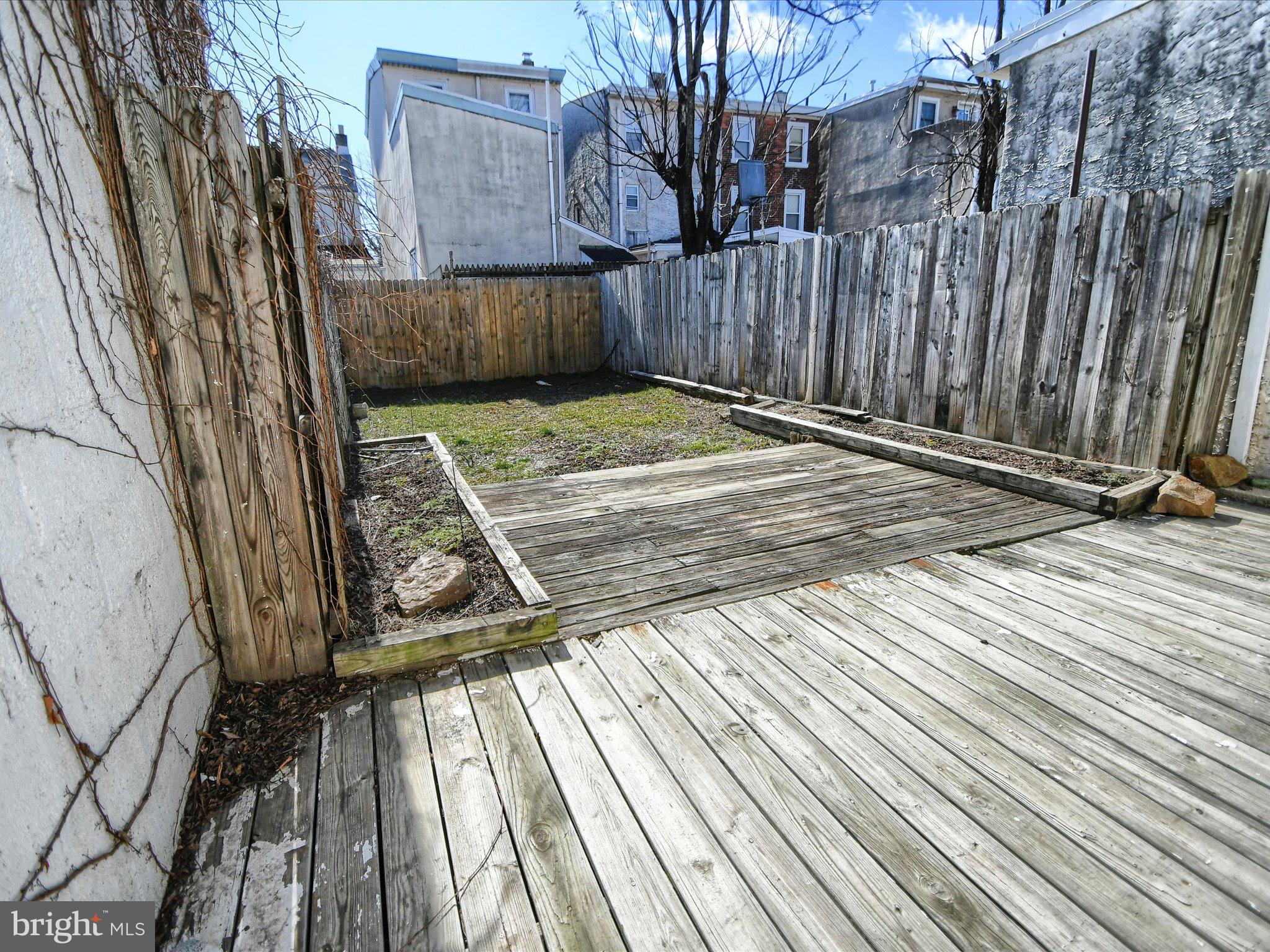 24 West Front Street Bridgeport, PA 19405 - Photo 26 of 32 a view of a backyard with wooden floor