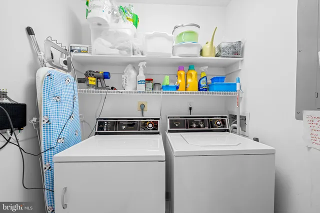 a view of a building with a street