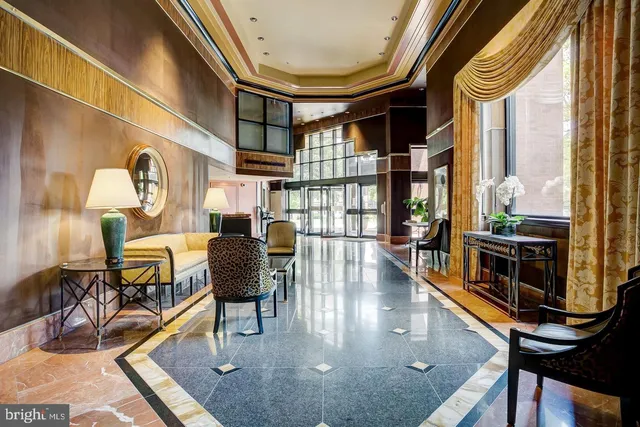 a view of a balcony with door