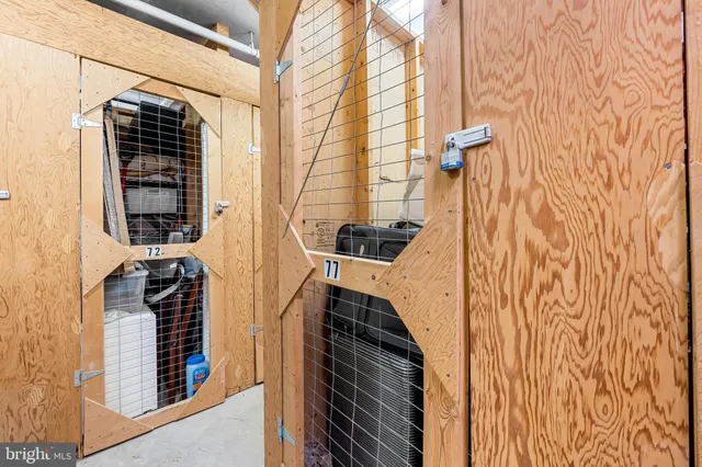 a room with gym equipment