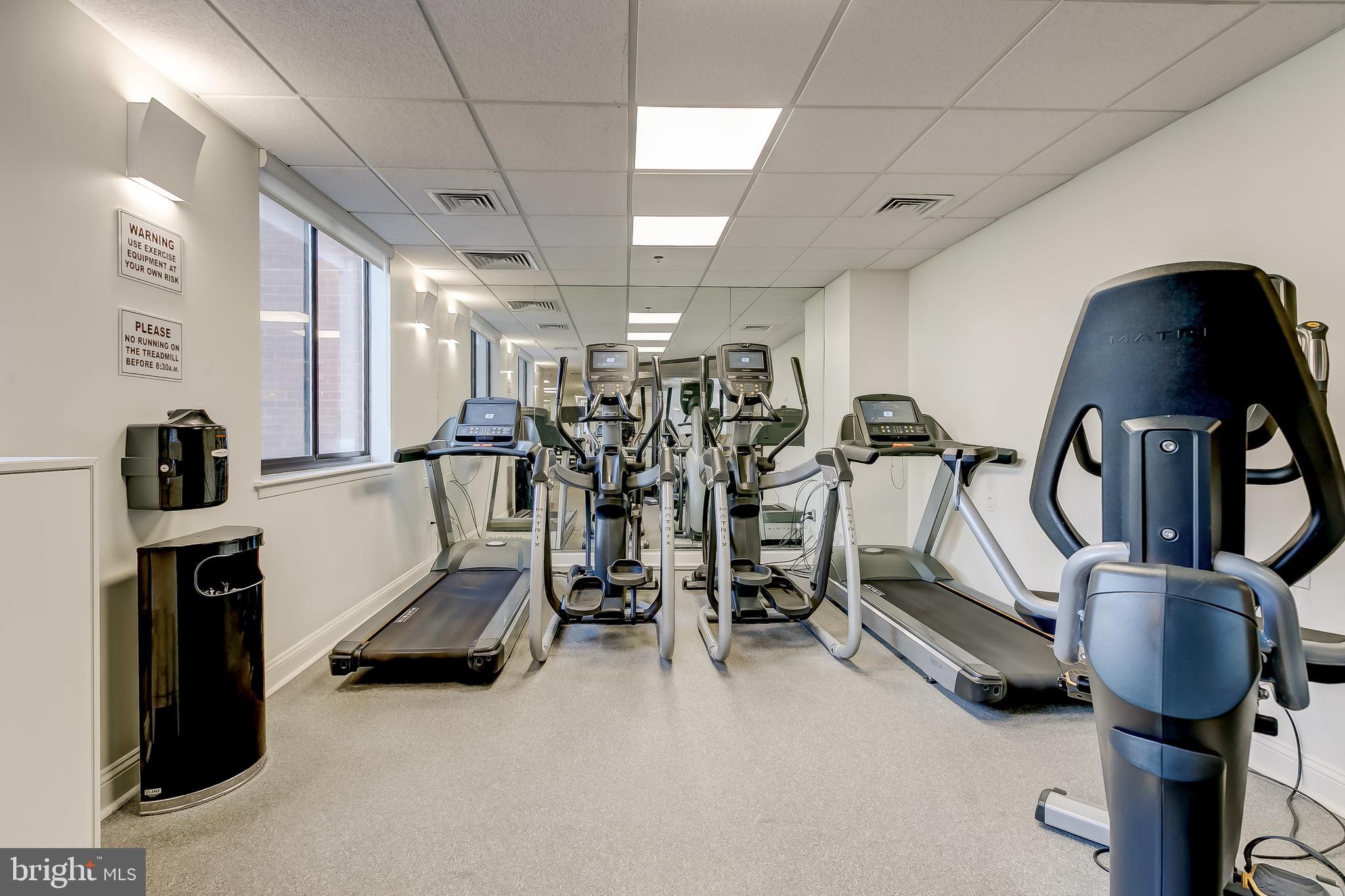 3704 North Charles Street, Unit 406 Baltimore, MD 21218 - Photo 53 of 65 a view of a room with gym equipment