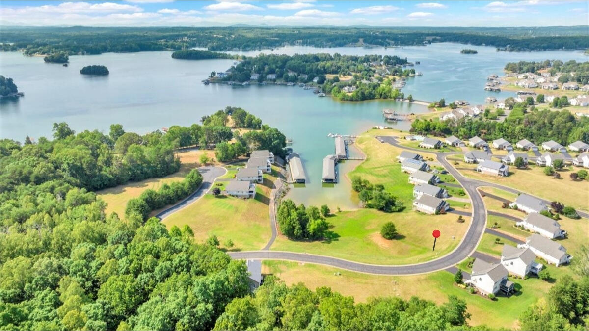Lot 2 Lands End Circle Union Hall, VA 24176 - Photo 1 of 44 an aerial view of a house with a lake view