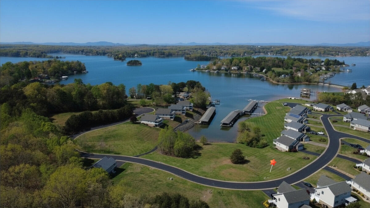 Lot 2 Lands End Circle Union Hall, VA 24176 - Photo 14 of 44 an aerial view of a house with outdoor space and lake view in back