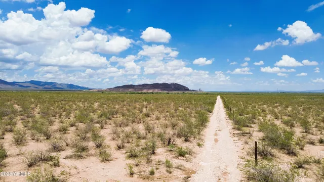 a view of city and mountain