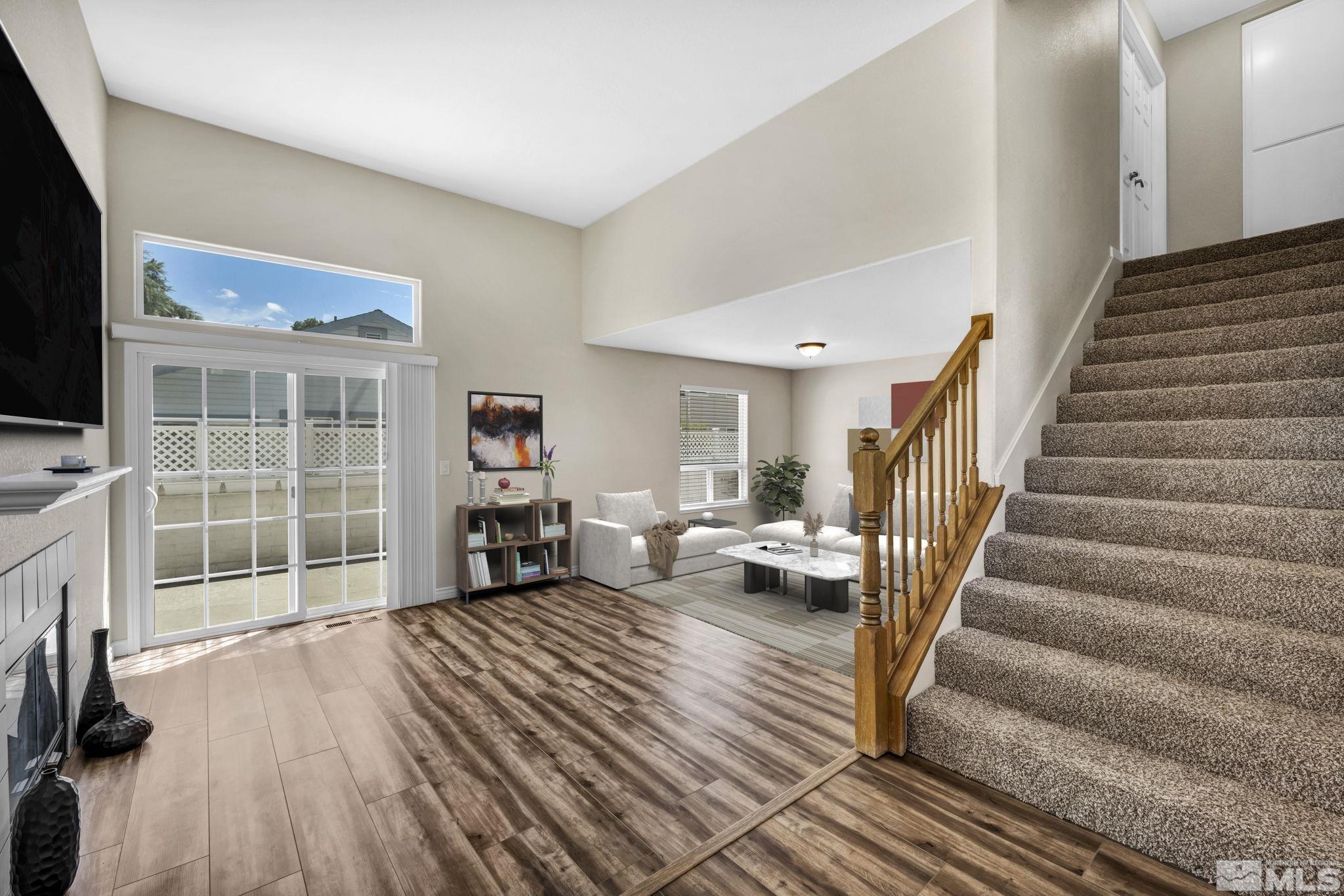 7491 Wheeldale Circle Reno, NV 89511 - Photo 2 of 33 a view of a livingroom with wooden floor and furniture