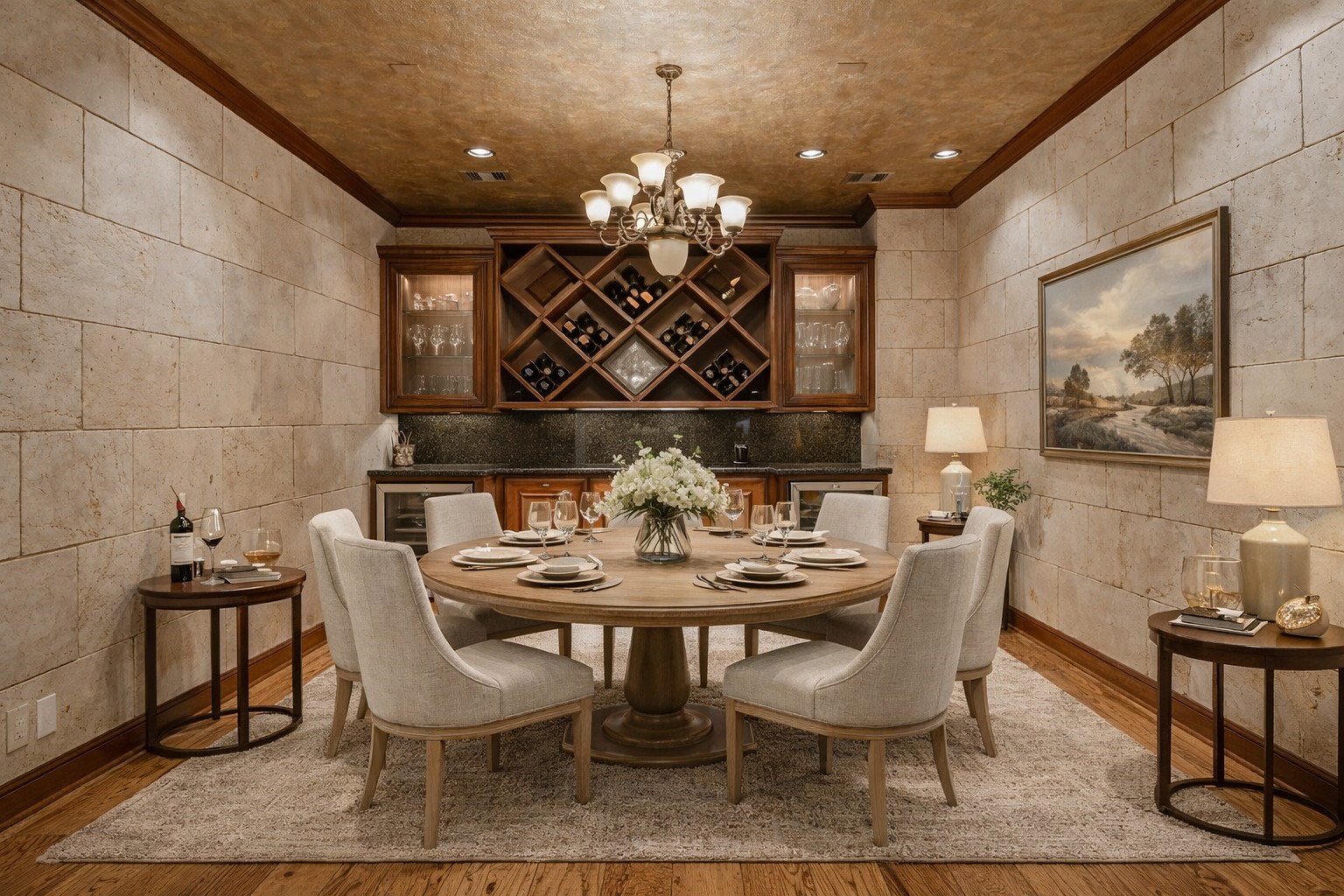 3509 Mirror Court Spring, TX 77388 - Photo 14 of 45 a view of a dining room with furniture and chandelier