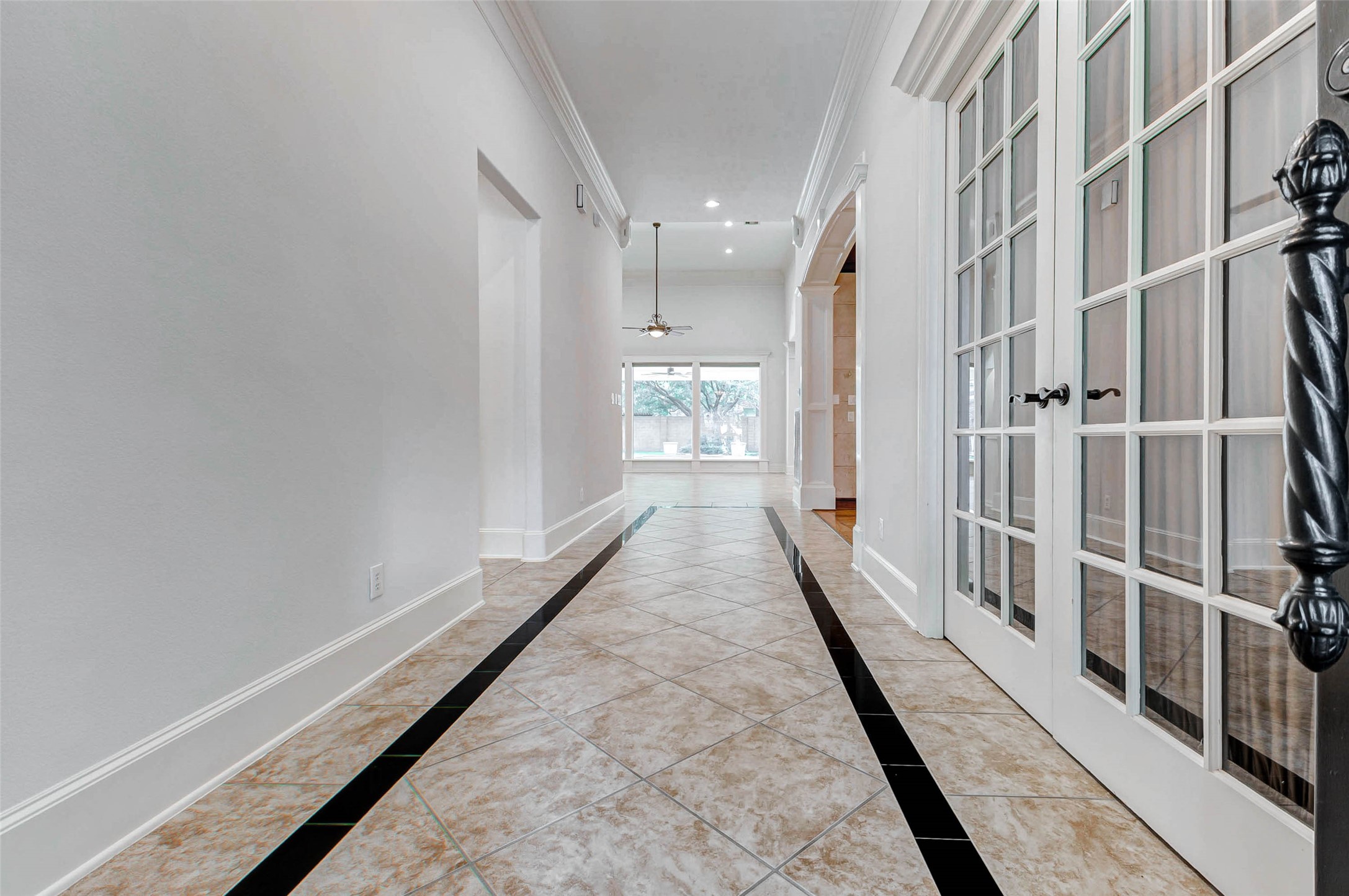 3509 Mirror Court Spring, TX 77388 - Photo 5 of 45 a view of a hallway with wooden floor and staircase