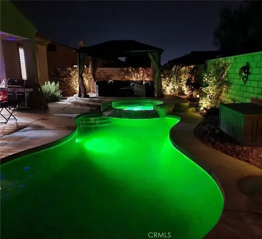 a backyard of a house