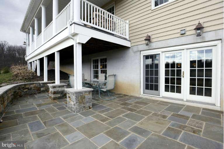 17555 Hardy Road Mount Airy, MD 21771 - Photo 4 of 30 Exterior (Rear) extensive hardscape patio