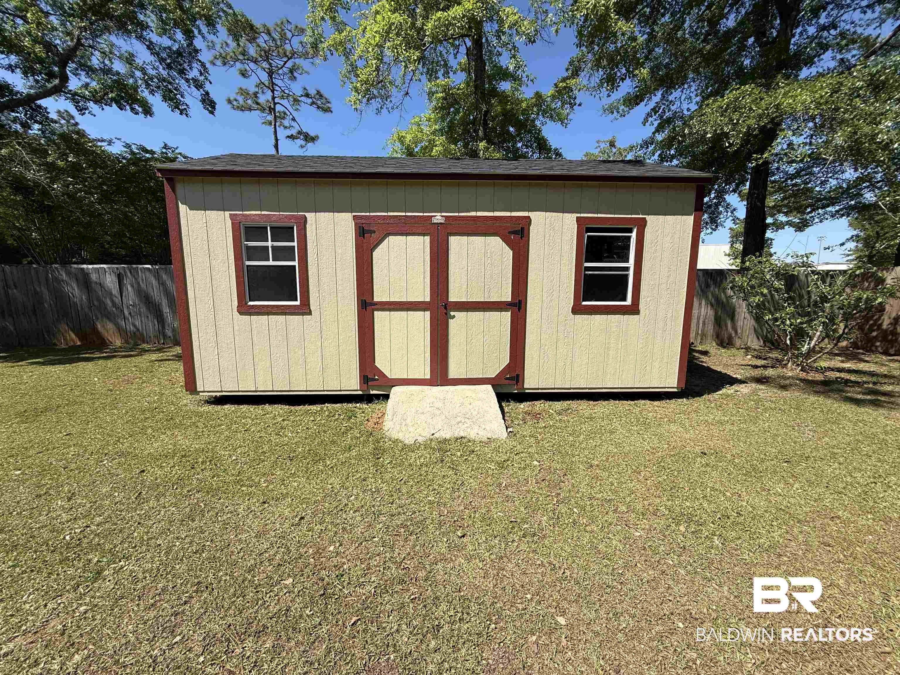 9023 Krystal Ridge Court Daphne, AL 36526 - Photo 35 of 41 View of shed featuring a fenced backyard
