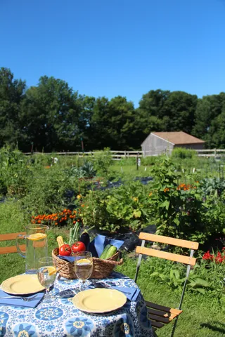 a view of outdoor space with seating area