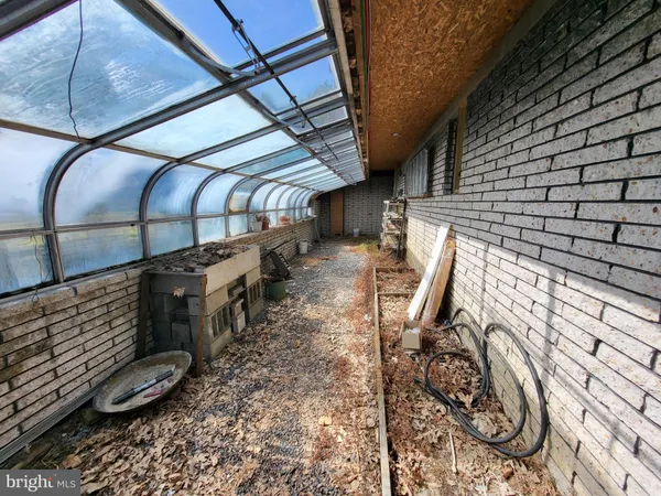 a view of a lake with mountains in the background