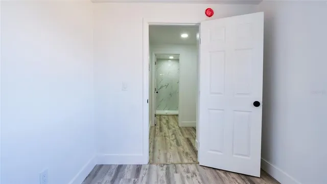 a view of front door