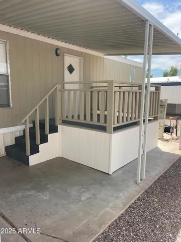 a view of front door