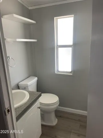 a white toilet sitting next to a bathroom sink