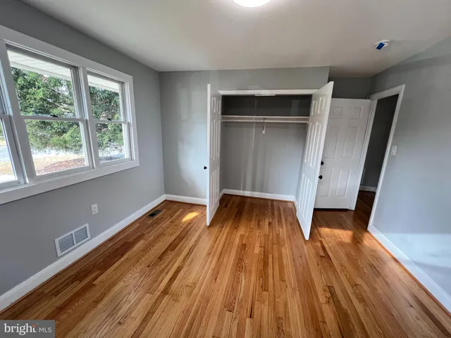 a view of wooden floor in a room