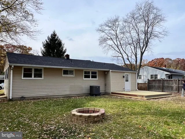a house view with a garden space