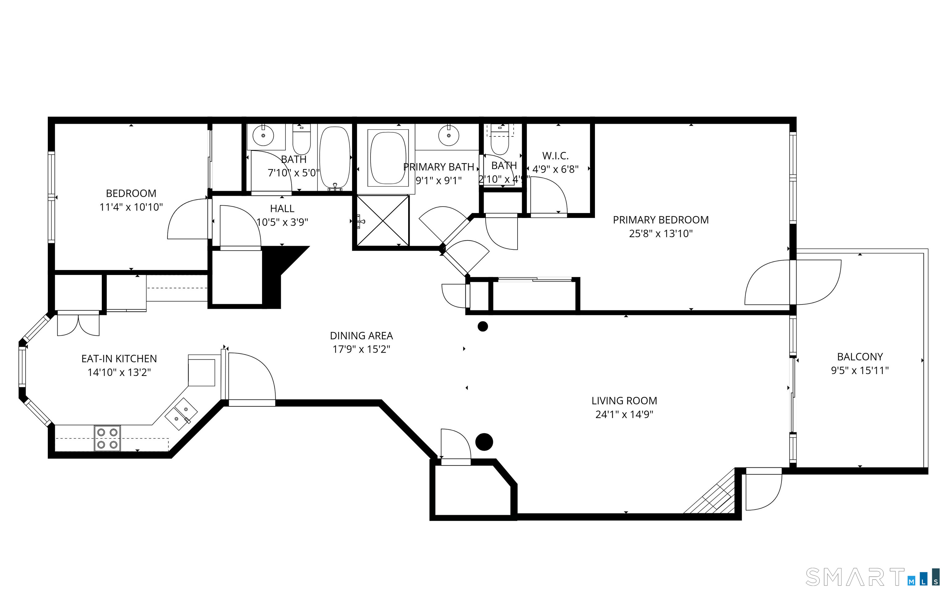 10 Hayestown Road, Unit 321 Danbury, CT 06811 - Photo 39 of 39 a picture of a floor plan