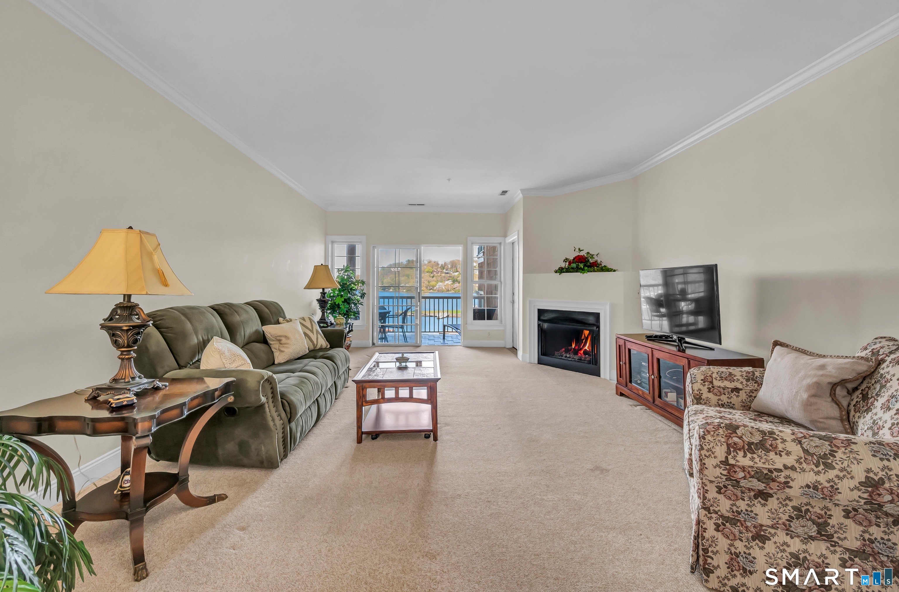 10 Hayestown Road, Unit 321 Danbury, CT 06811 - Photo 7 of 39 a living room with furniture and a fireplace