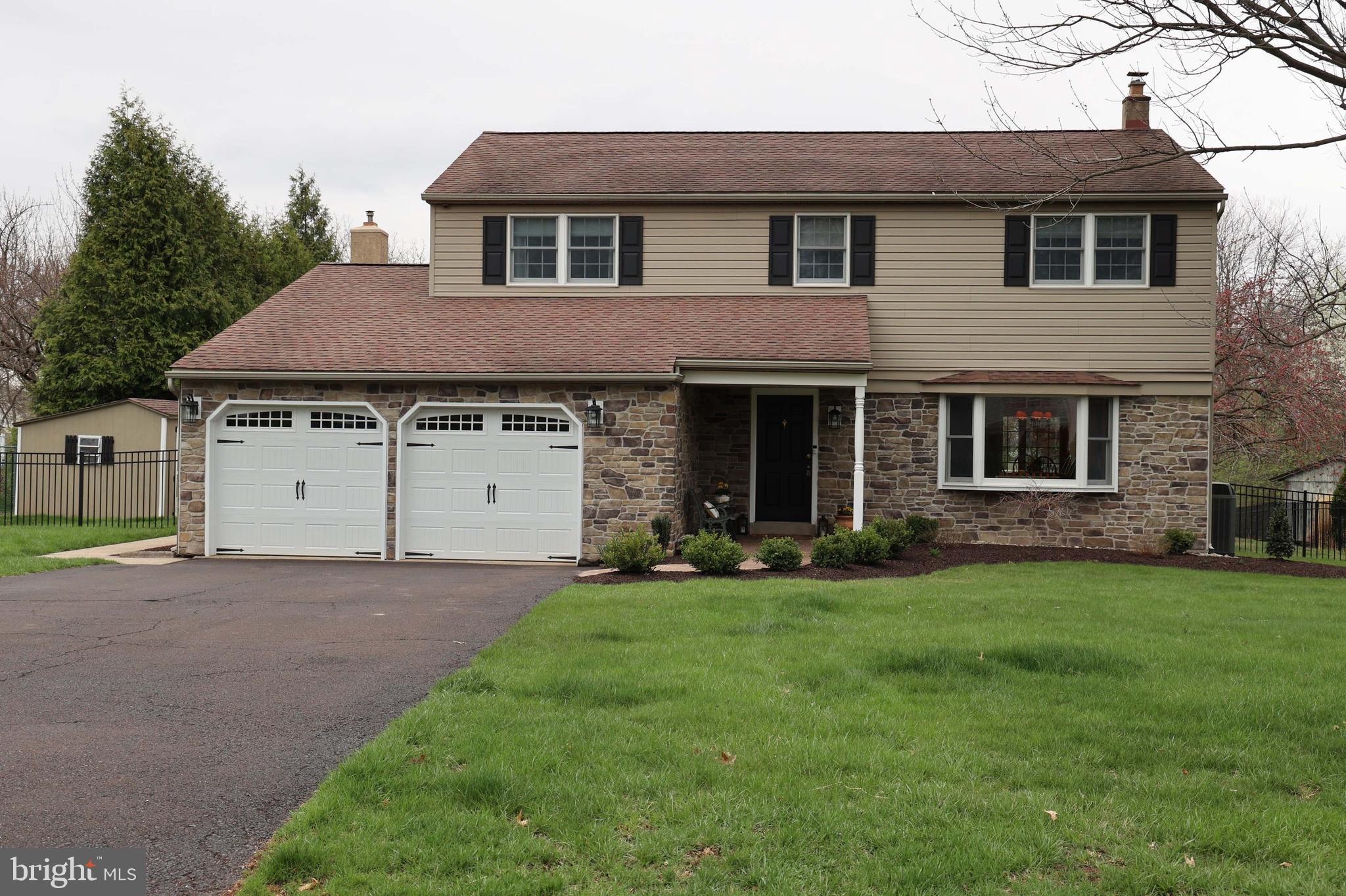 1954 Lafayette Road Lansdale, PA 19446 - Photo 1 of 29 Front exterior with new landscaping, stone veneer