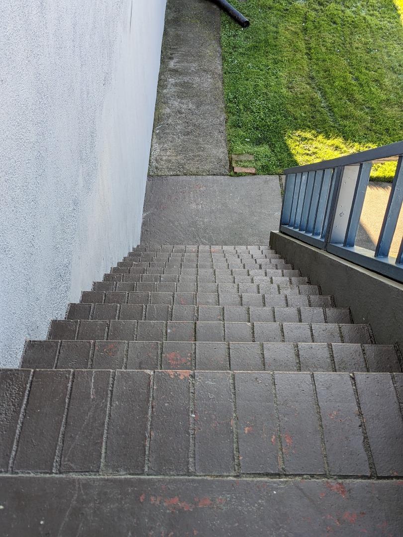 210 Springdale Drive Pacifica, CA 94044 - Photo 5 of 17 a view of wooden floor in front of gate