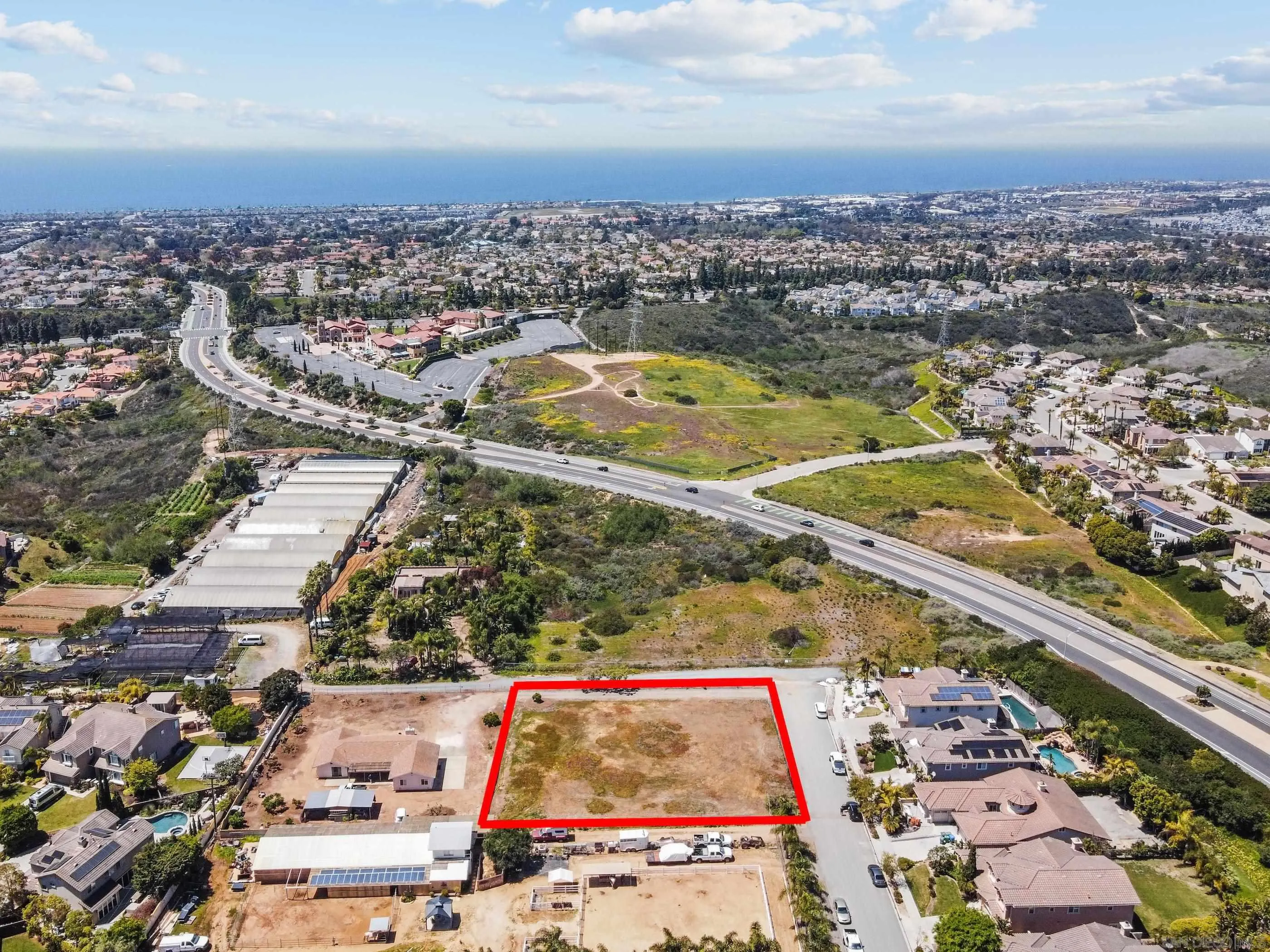 1587 Triton Street Carlsbad, CA 92011 - Photo 5 of 10 an aerial view of residential houses with outdoor space