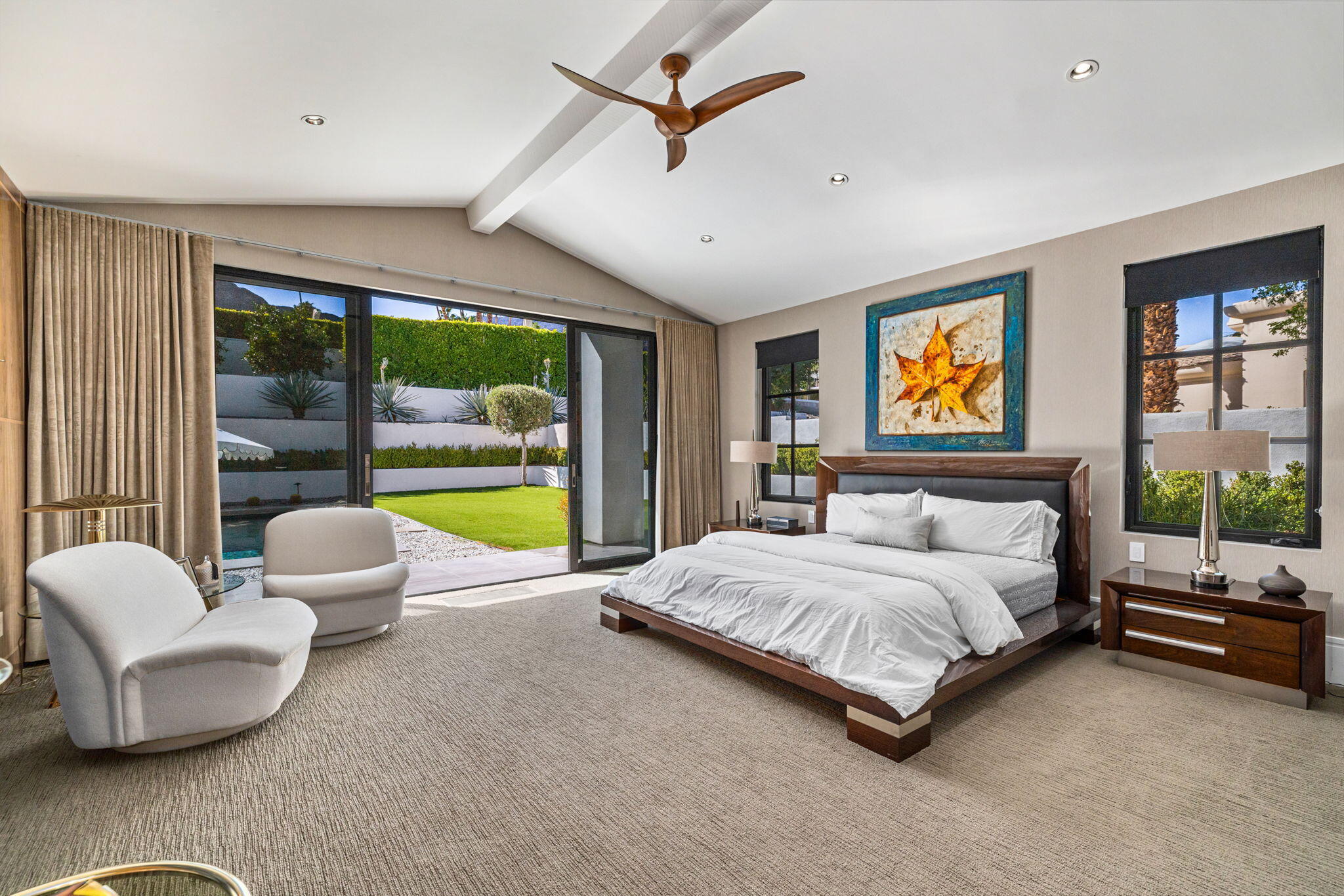 70481 Placerville Road Rancho Mirage, CA 92270 - Photo 27 of 42 a bedroom with a bed and a couch