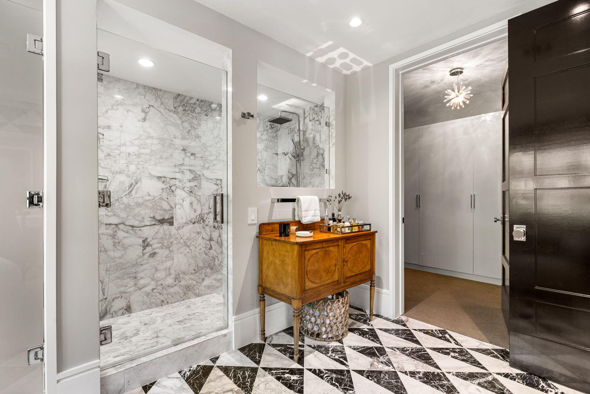 70481 Placerville Road Rancho Mirage, CA 92270 - Photo 30 of 42 a bathroom with a bathtub and a shower