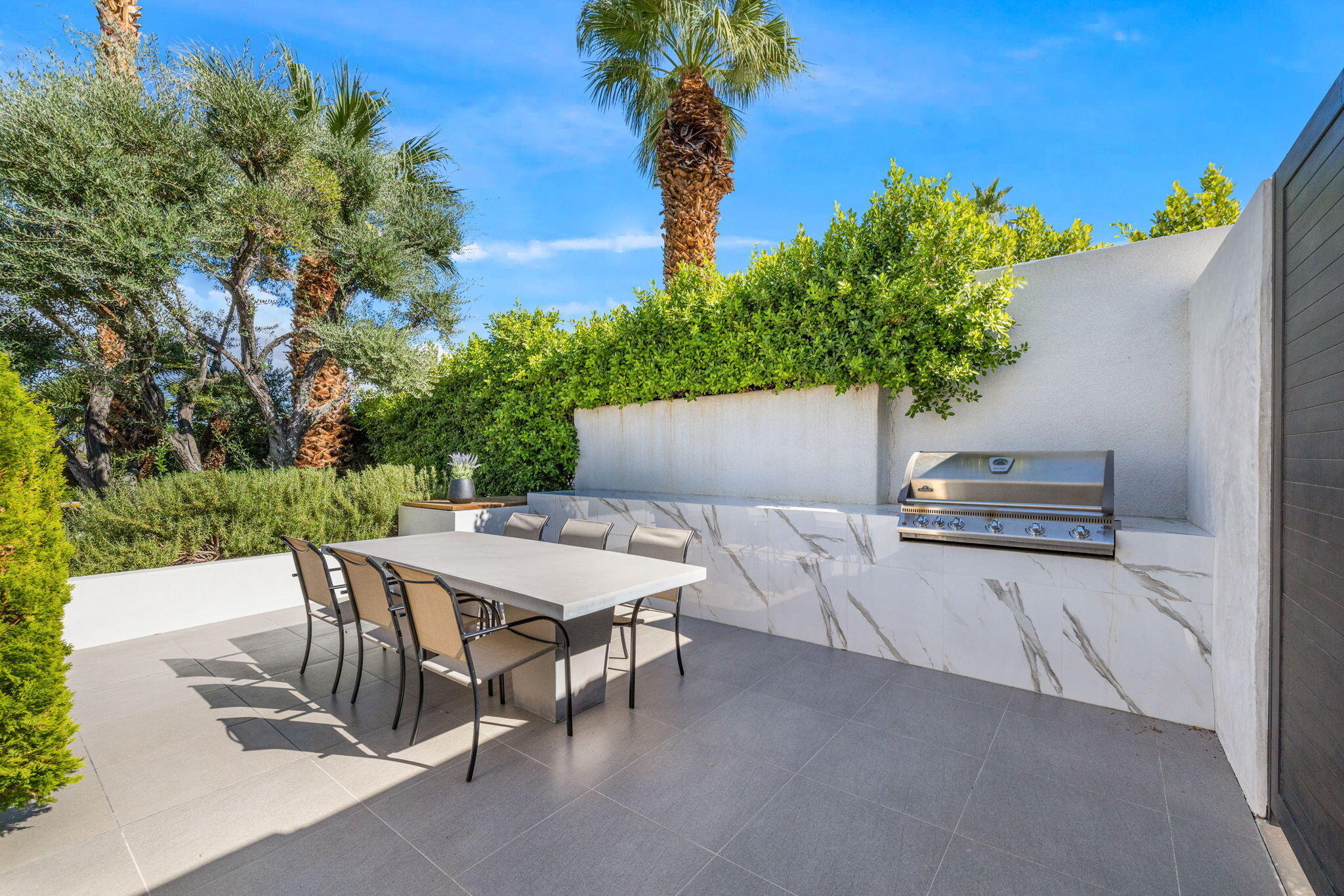 70481 Placerville Road Rancho Mirage, CA 92270 - Photo 8 of 42 a view of a patio with a table and chairs