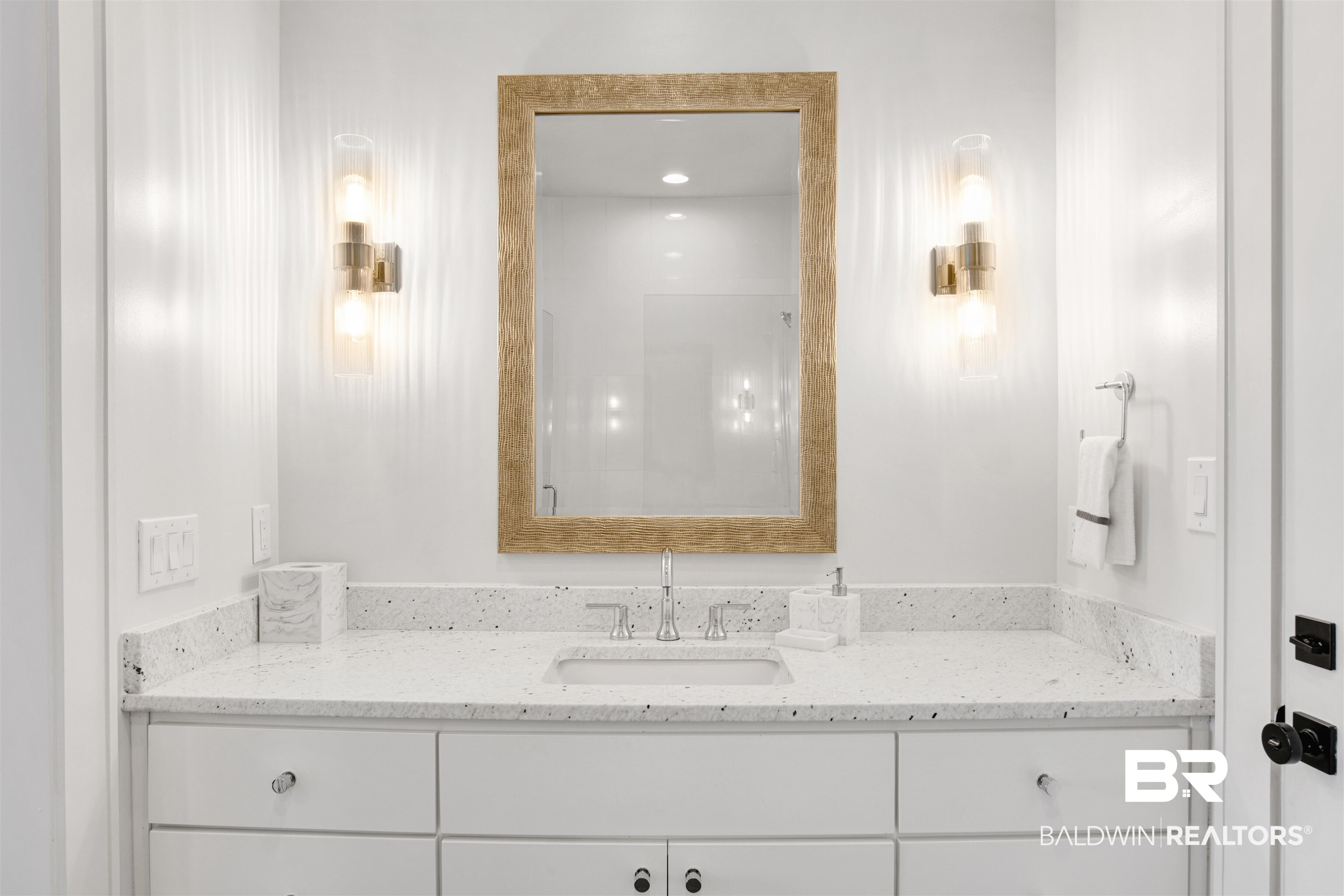 30239 Canal Court Orange Beach, AL 36561 - Photo 54 of 70 Bathroom featuring vanity and recessed lighting