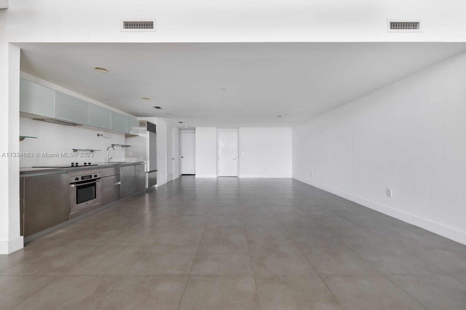 1040 Biscayne Boulevard, Unit 2402 Miami, FL 33132 - Photo 10 of 25 a view of a kitchen with a stove top oven
