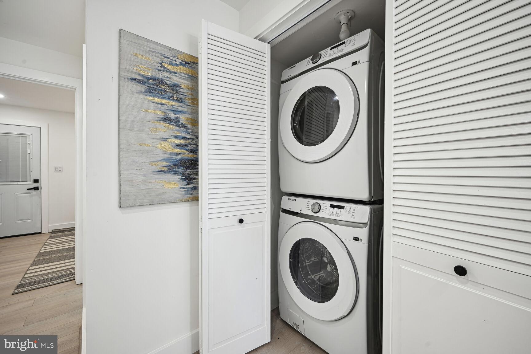 1111 6th Street Northeast Washington, DC 20002 - Photo 23 of 25 a utility room with dryer and washer
