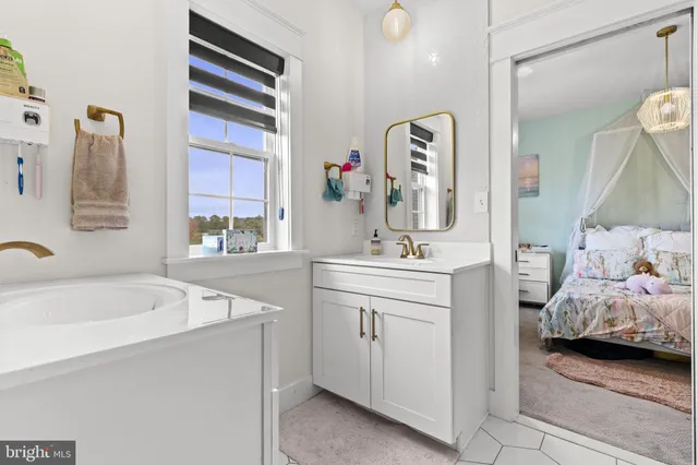 a view of a living room and dining room