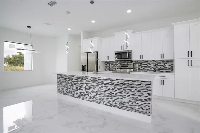 an empty room with a empty space