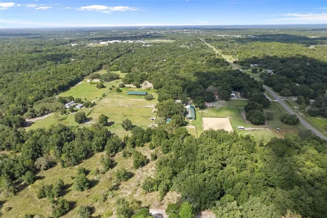 a view of a city with an ocean view